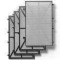 Think Crucial Replacement Ultra Fine Filters Matching with Maytronics Dolphin, Nautilus CC Plus, M200, M400, M500, M4, M5, Wave 65, Wave 90, Oasis Z5 Models, Part# 9991432-R4 - Large Filter Panels