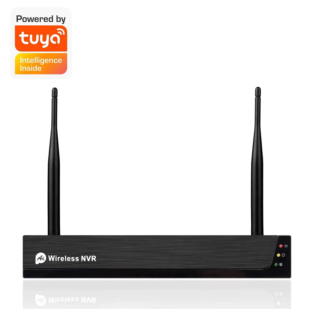 Tomshoo 8CH 1080P Wireless System, 8Channel 1080P CCTV NVR + 8PCS 1080P 2.0MP Indoor Outdoor IP Cameras with , Motion Alert, Smart App Remote Access, No Hard Drive