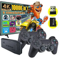 Microea Video Game Consoles 4K 2.4G Double Wireless 20000 Games 64G Retro Classic Gaming Gamepads TV Family Controller For PS1/GBA/MD