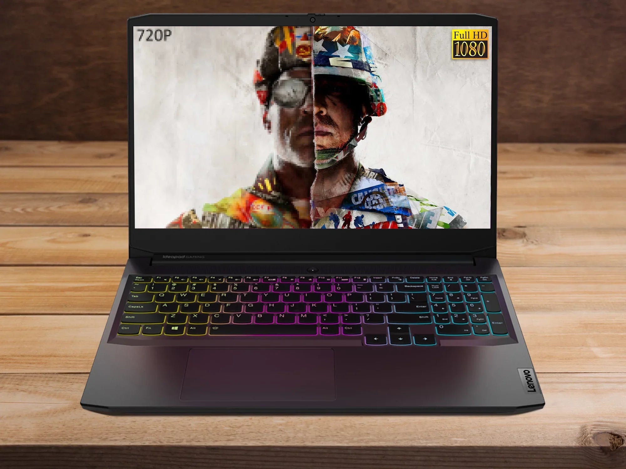 Lenovo IdeaPad 3 Gaming Laptop, 15.6" 120Hz FHD Display, AMD Ryzen 5 5600H Upto 4.2GHz, 16GB RAM, 1TB NVMe SSD, NVIDIA GeForce RTX 3050, HDMI, Wi-Fi, Bluetooth, Windows 10 Pro