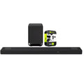 Sony HTA5000 450W 5.1.2ch Dolby Atmos Soundbar Bundle with Sony 7.1" 300W Wireless Subwoofer for HT-A9/A7000 Soundbars and 1 YR CPS