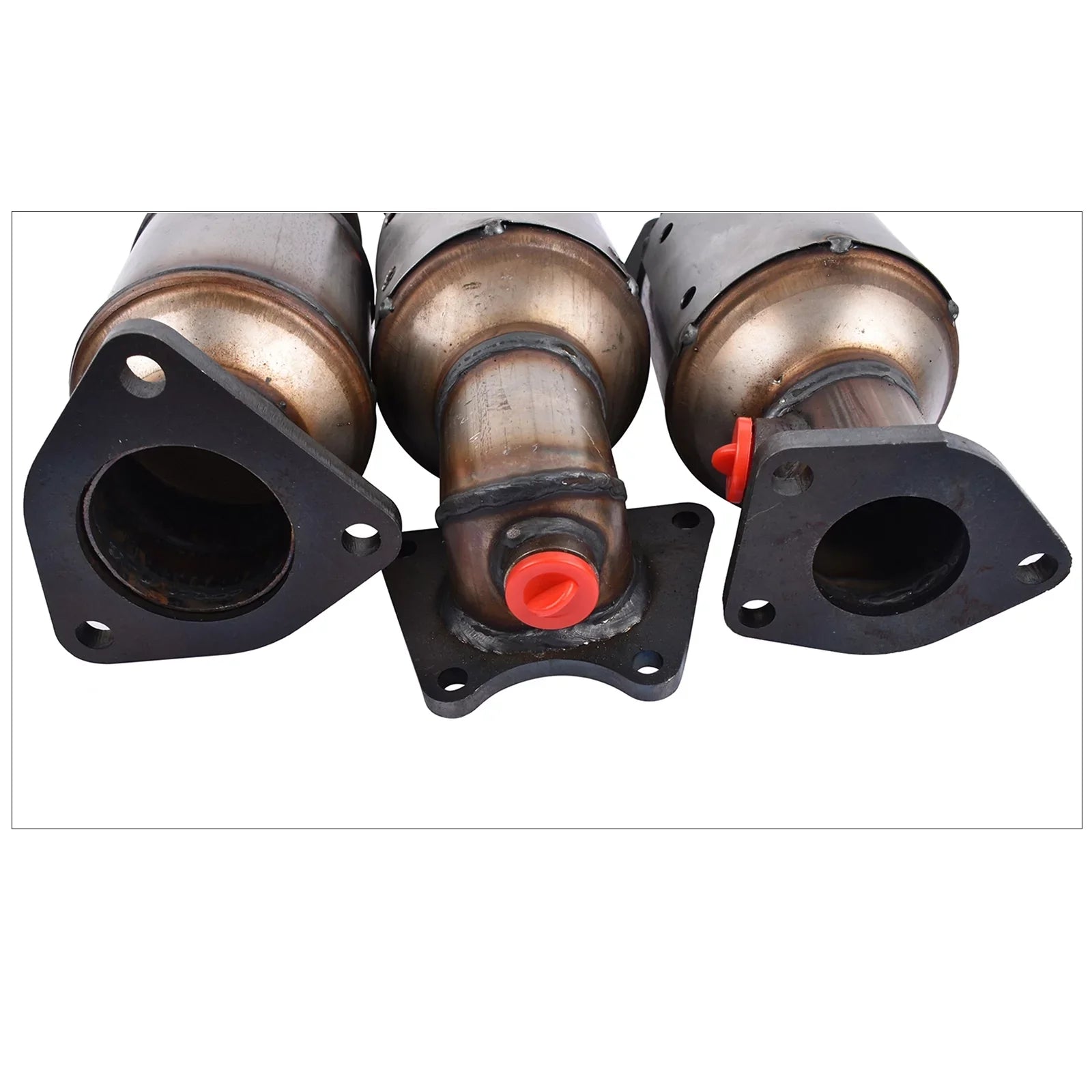 Mustrod Catalytic Converter Set for 2005-2008 Honda Accord Pilot Odyssey Ridgeline 45106-45107-45108