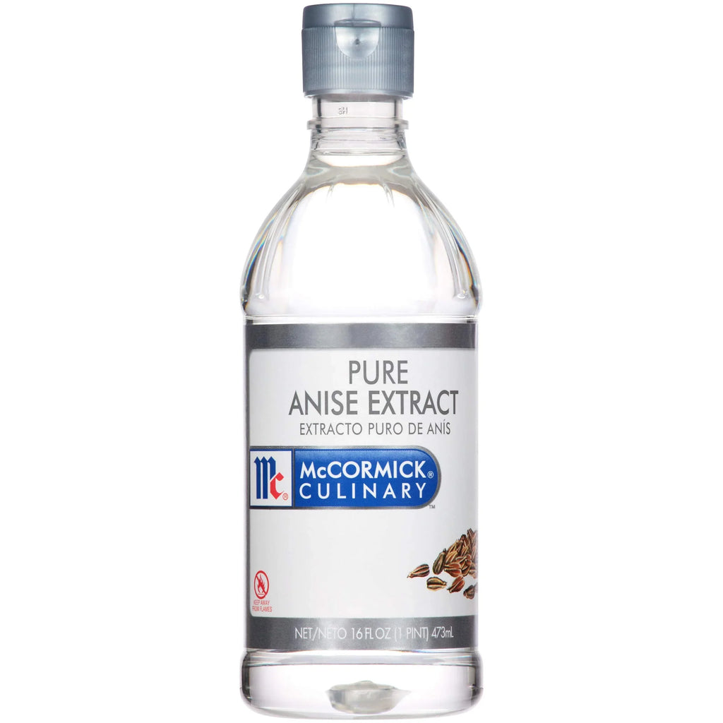 Mccormick Culinary Pure Anise Extract, 16 Fl Oz - One 16 Fluid Ounce Bottle Of Anise Extract For Baking, Subtle Licorice Flavor For Cookies, Cakes And More