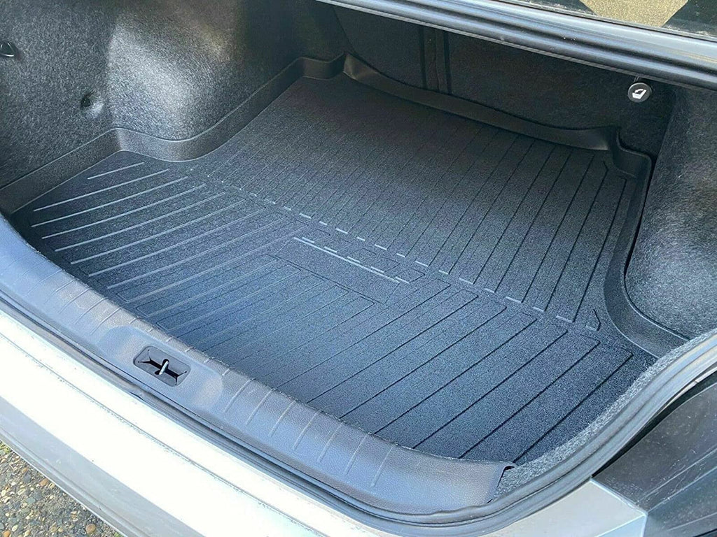 EACCESSORIES EA Cargo Liner – Trunk Mat for Nissan Altima 2013-2023 – Strong Trunk Mats for Cars with Raised Lip – Non-Slip Car Trunk Mat Rubber – Easy to Install – Laser Pre-Cut Design