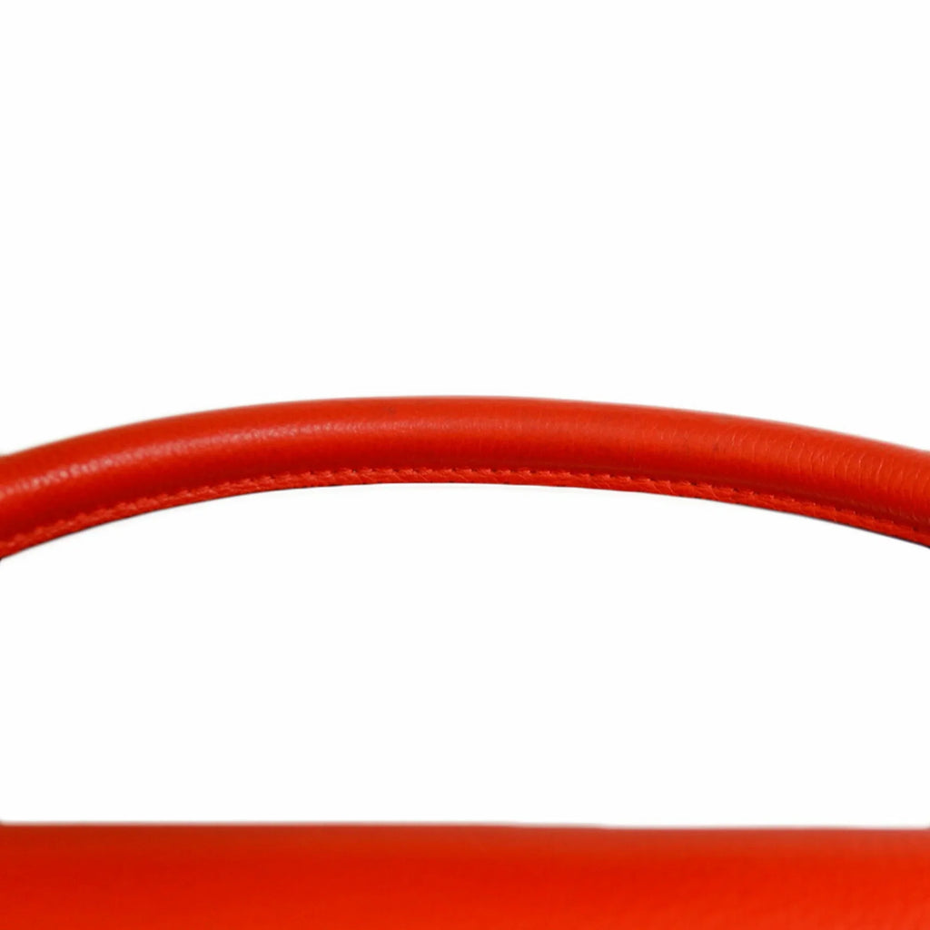 Pre-Owned Celine Trapeze Handbag Leather Orange Women's CELINE (Fair)