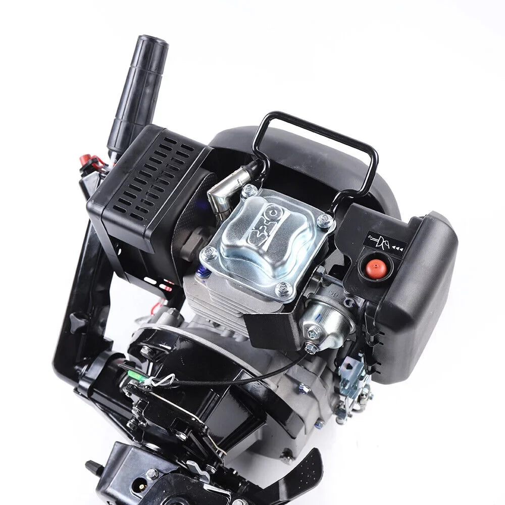 6 HP 4-Stroke Heavy Duty Outboard Motor Fishing Vessel Engine Air Cooling System