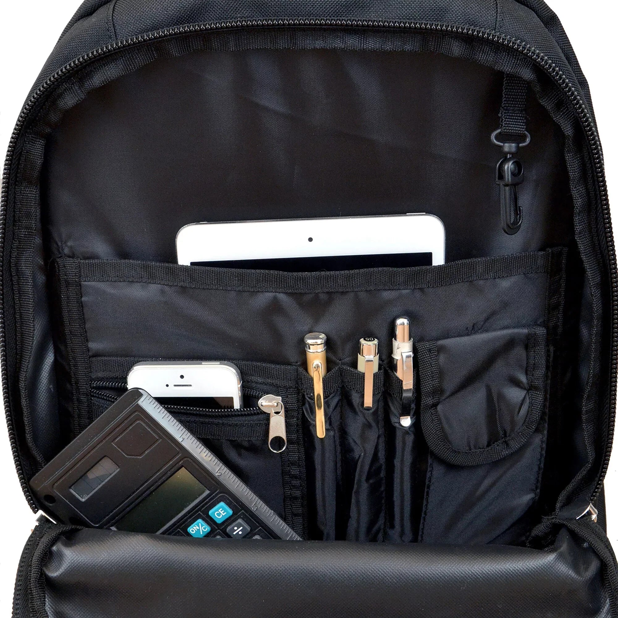 MOJO Black Tampa Bay Rays 19'' Premium Logo Wheeled Backpack