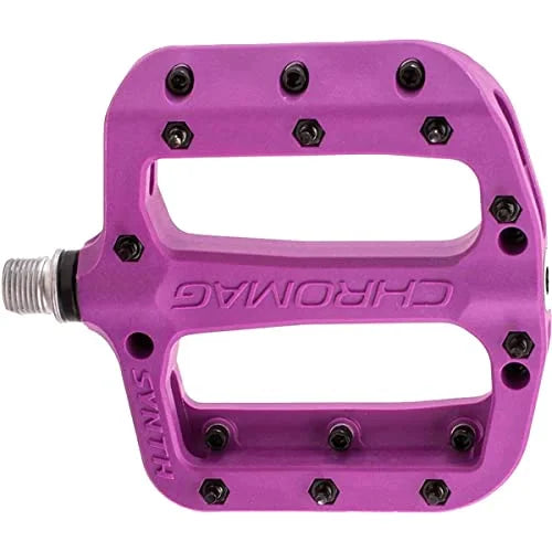 CHROMAG Synth Unisex Adult Mountain Bike/MTB/Cycle/VAE/E-Bike Pedals, Purple, 110 x 107 mm