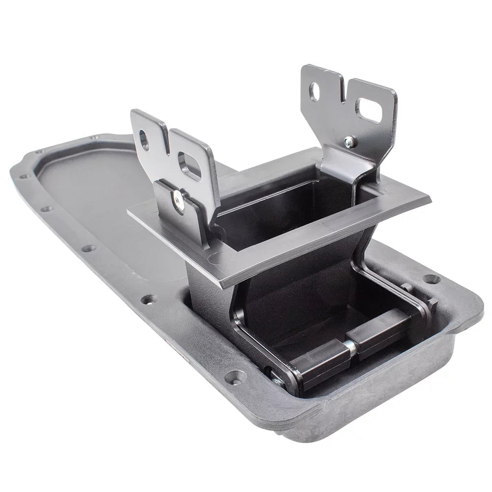 Brock Replacement Black Full Center Console Armrest Repair Kit Base & Hinges Matching with 04-11 Ranger Pickup Truck 3L5Z 10047A20 AAB