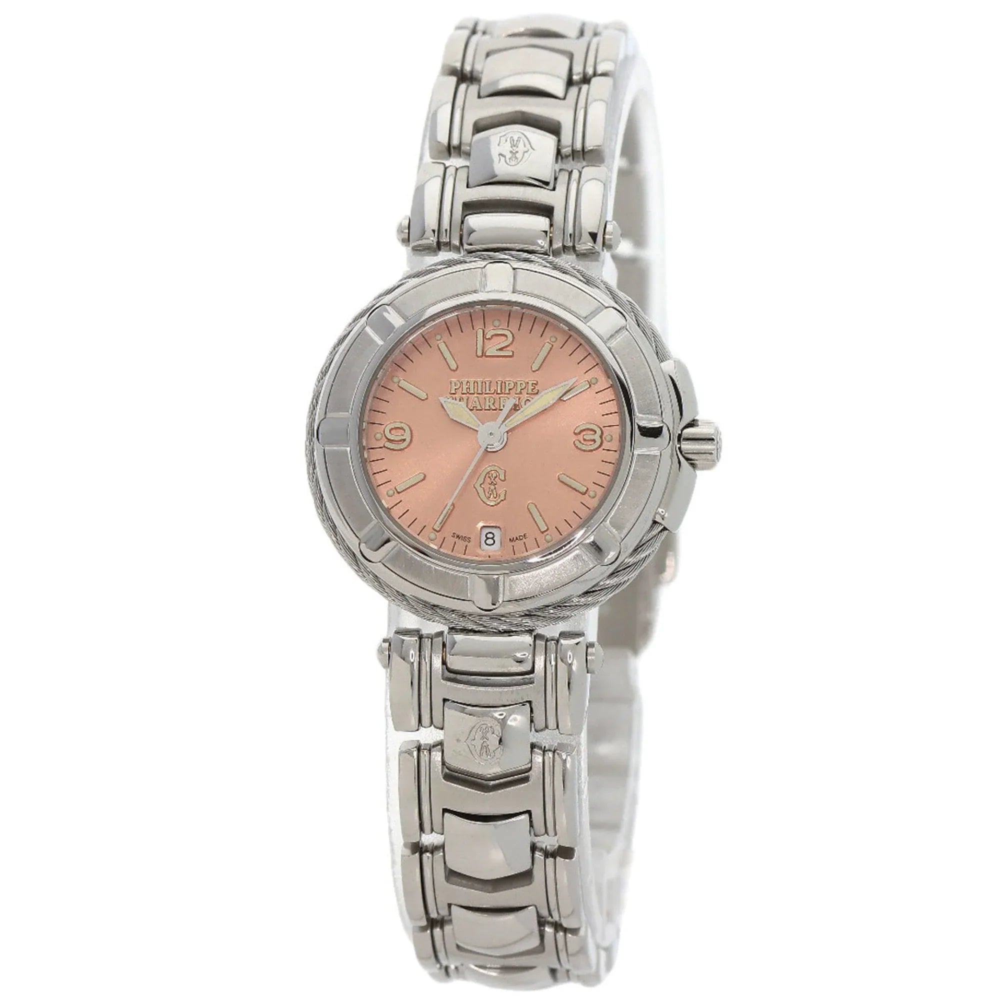 Pre-Owned Philippe Charriol 53.97.2617 Celtic Watch Stainless Steel/SS Ladies PHILIPPE CHARRIOL (Good)