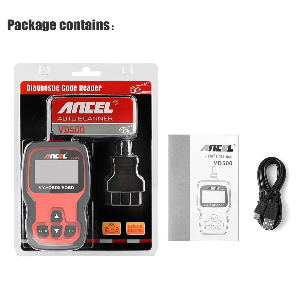 Ancel All System ABS SRS EPB IMMO Oil Automotive OBD2 Scanner EPB OIL Throttle Adapation Code Reader for VW Audi Skoda Seat Diagnostic Tool