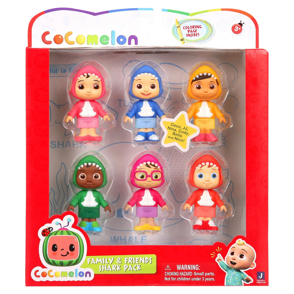 CoComelon Family & Friends Shark 6 Pack