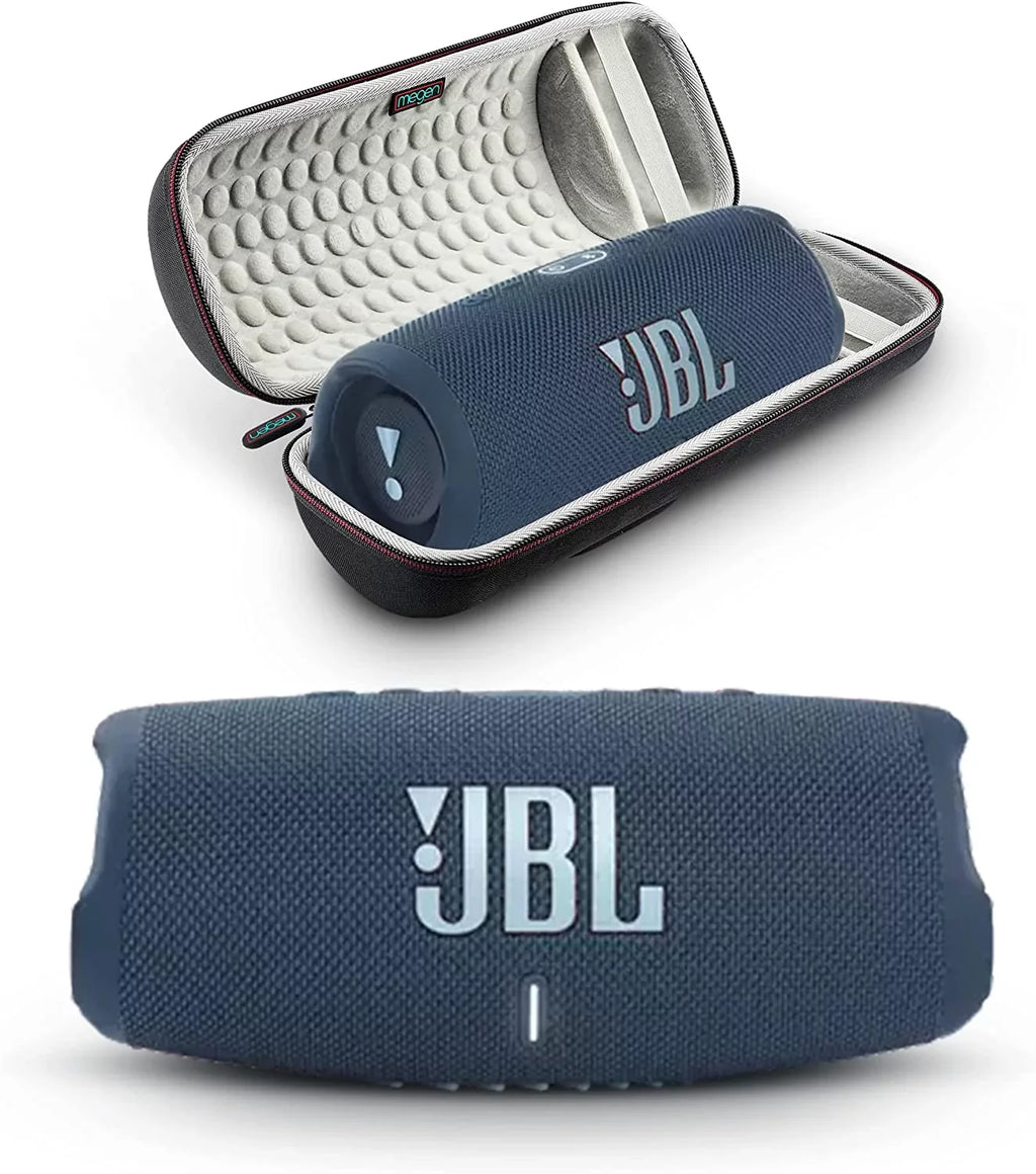 JBL Charge 5 blue Portable Bluetooth Speaker w/Case