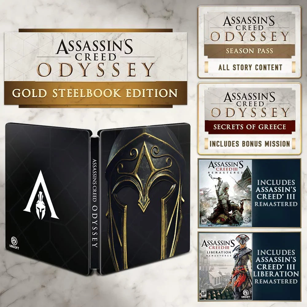 Assassin's Creed Odyssey - Xbox One Gold Steelbook Edition