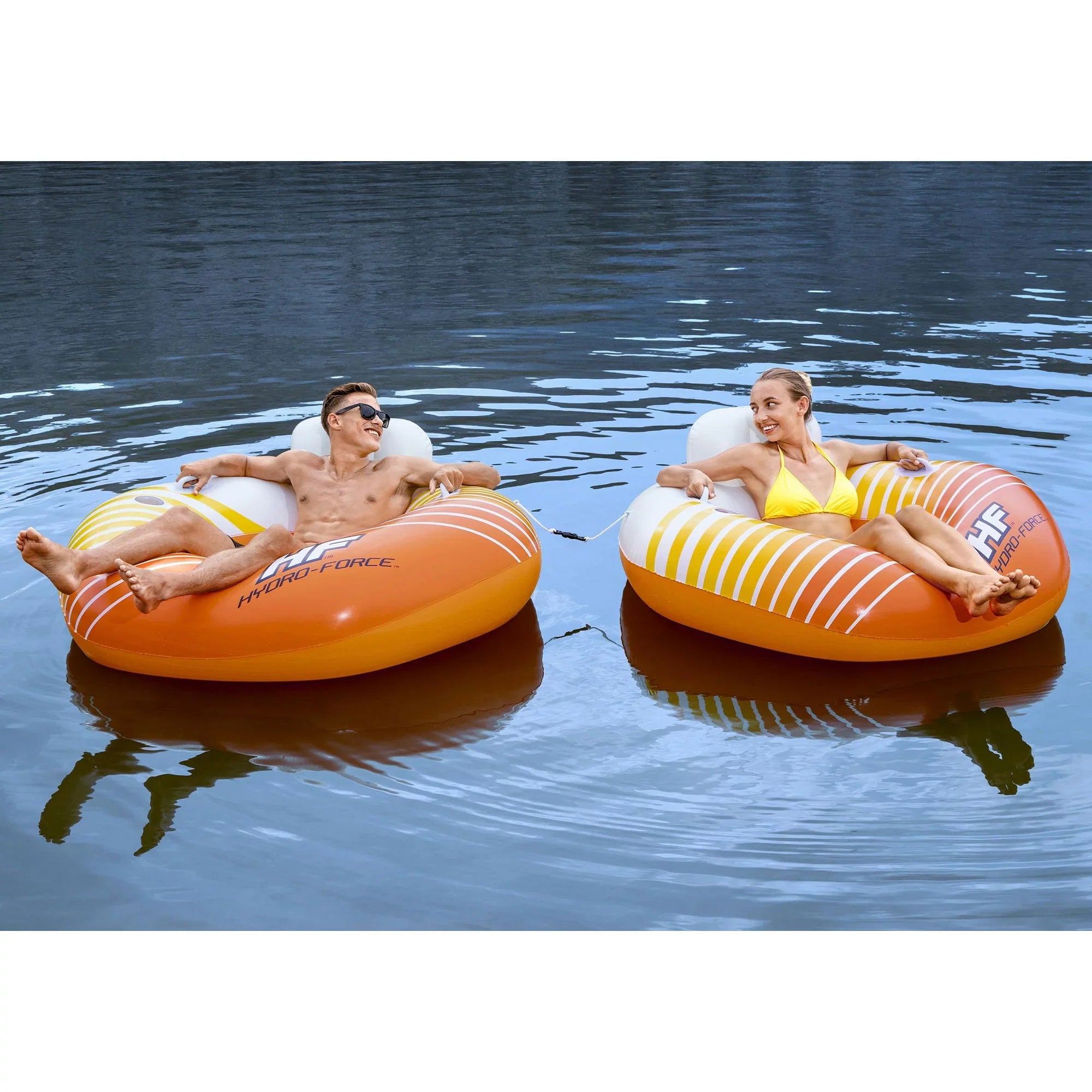 Hydro-Force 43399E Sunkissed Pool, Lake, River, and Beach Inflatable Tube