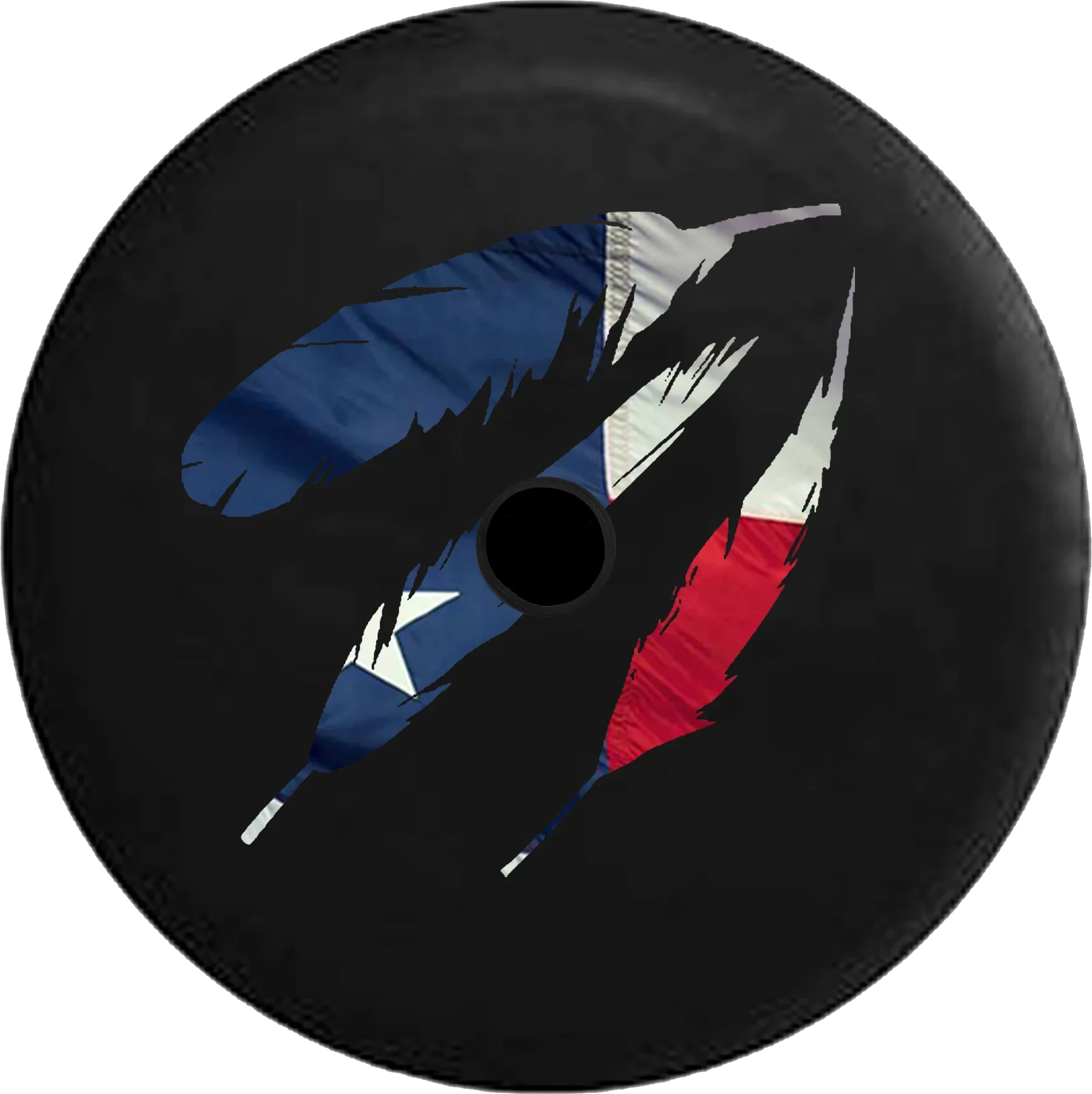 2018 2019 Wrangler JL Backup Camera Native American Feathers Waving Flag Spare Tire Shield for Jeep RV 33 Inch