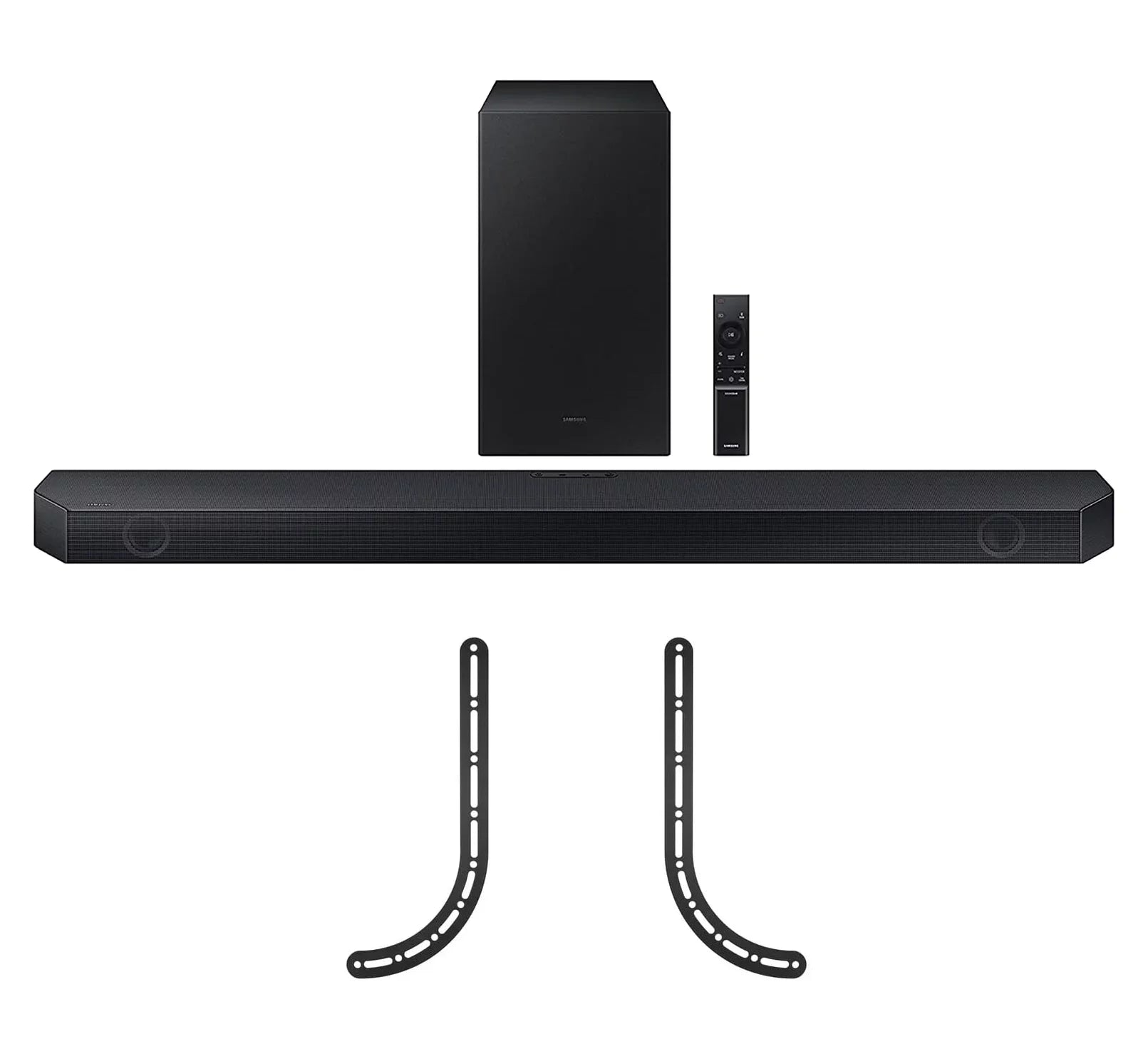 Samsung HW-Q600C 3.1.2ch Soundbar and Subwoofer with Dolby Atmos with a Walts TV SOUNDBAR-MOUNT for Fitting Soundbars Under 15lb (2023)